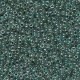 Miyuki rocailles kralen 11/0 - Forest green lined crystal 11-217